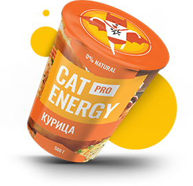 Cat Energy PRO со вкусом курицы.